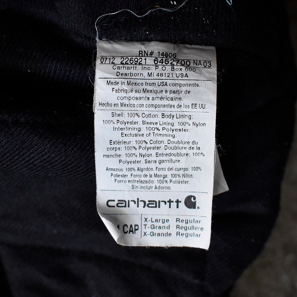 Carhartt リアルツリー迷彩柄！ アクティブパーカー キルティングライナー 240327H