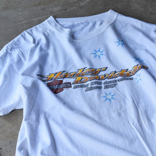 Harley-Davidson “South-Port Australia” 両面プリント ロゴ Tシャツ 240705