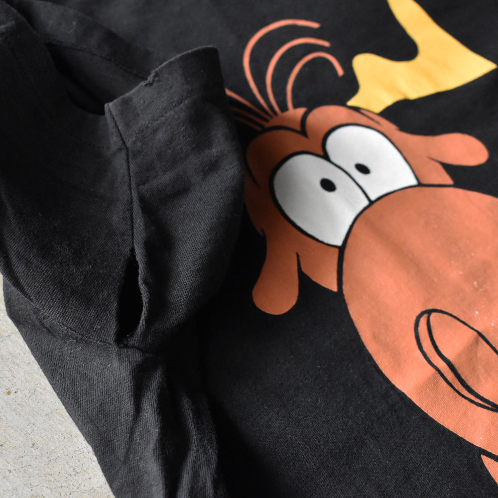 90's “The Adventures of Rocky and Bullwinkle and Friends / TACOBELL” 企業 キャラ コラボ Tシャツ USA製 240728