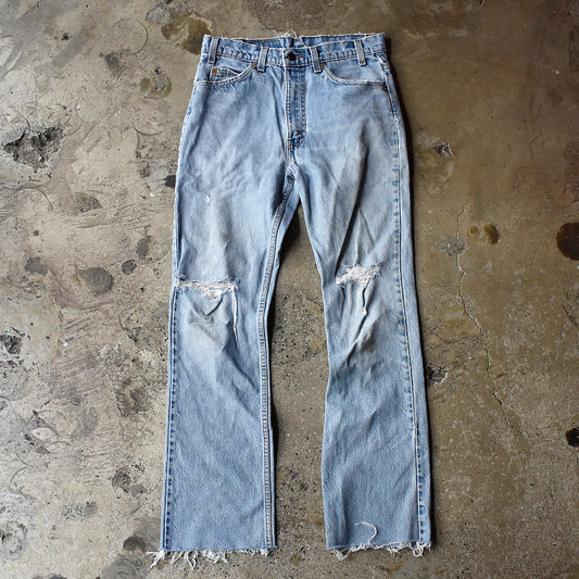 90's ダメージ! Levi's 517 ブーツカット デニムパンツ USA製 250815H