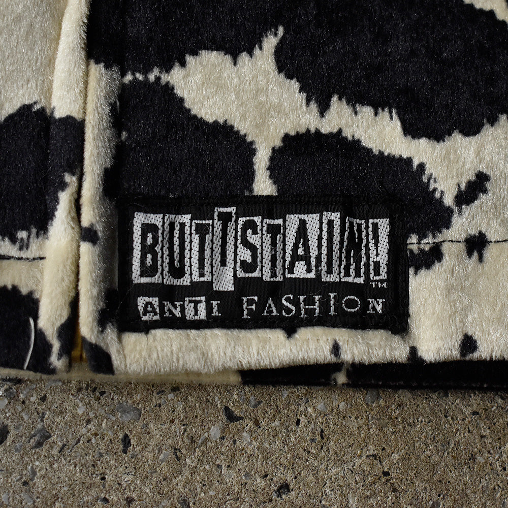 90's BUTTSTAIN！ANTI FASHION！ カスタム 牛柄×ヒョウ柄ジャケット USA製 250124HSGI