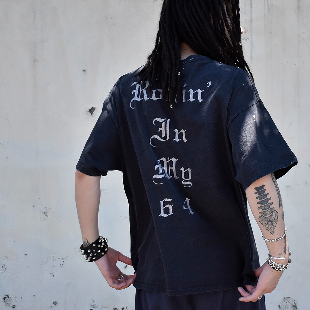 Y2K Eazy-E “Rollin' In My 64” Rap Tシャツ 240606H