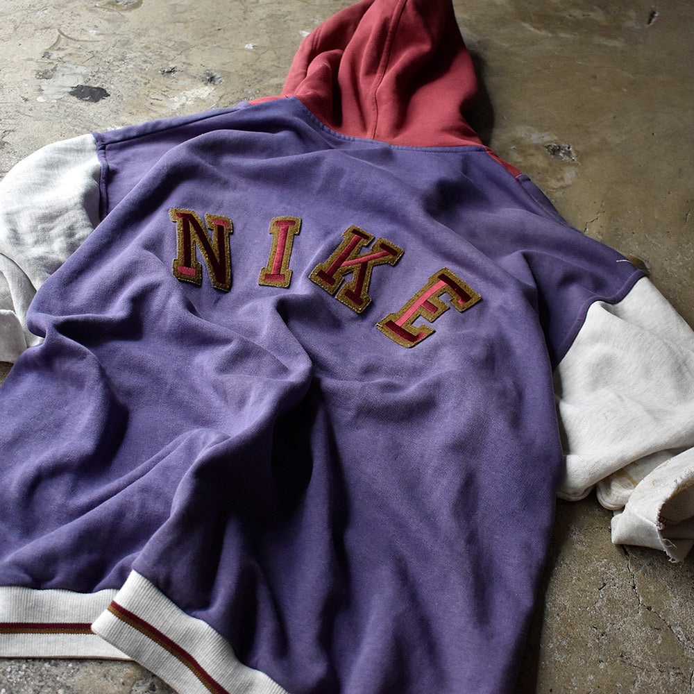 90's ペンキ！ カットオフ！ NIKE ハーフジップ パーカー 240718H
