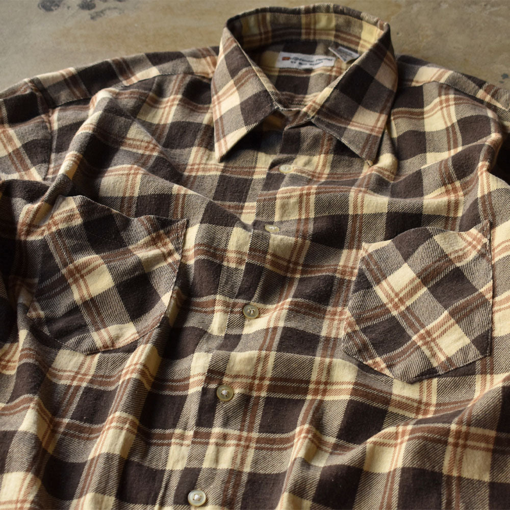 80's　Highlander Flannel プリントネル ライト フランネルシャツ　230905