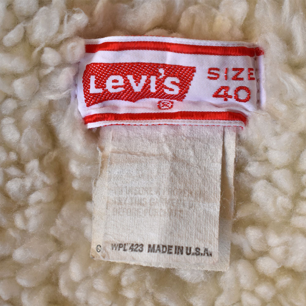 70’s Levi's オレンジタブ！ 70608 デニムボアジャケット USA製 231214