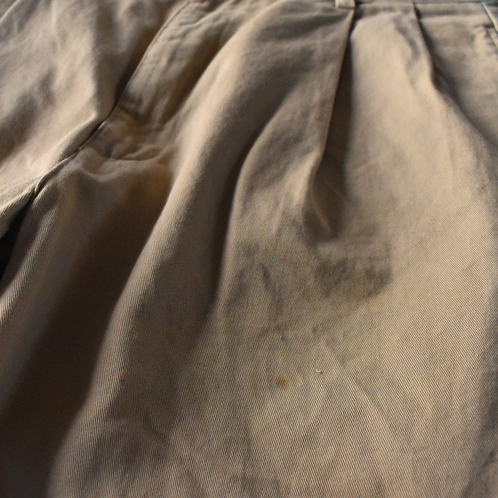 90's Polo Ralph Lauren “HAMMOND PANT” ツータック チノパン 240321 S2027