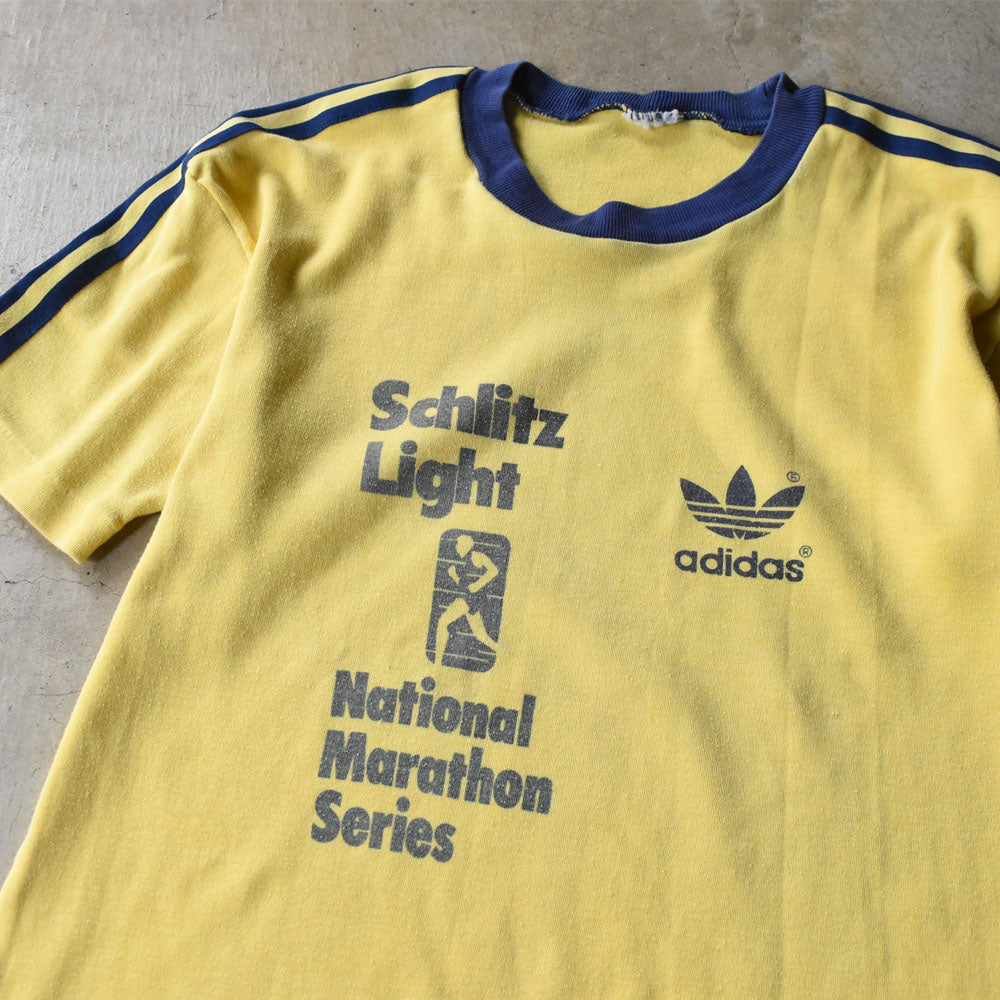 70-80’s adidas “Schlitz Light National Marathon Series” カレッジ Tシャツ 250916