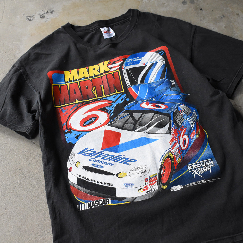 90's “Mark Martin ＃6” レーシング Tシャツ 240815