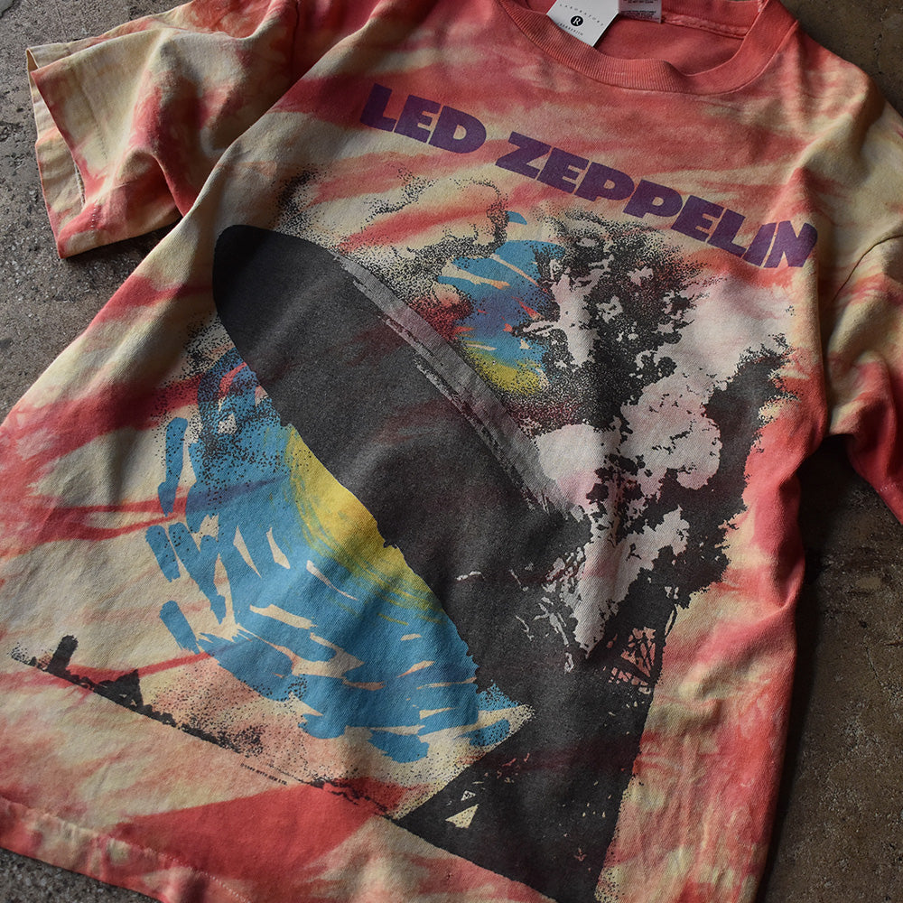 90's　Led Zeppelin/レッド・ツェッペリン　"Led Zeppelin" タイダイTee　230517H