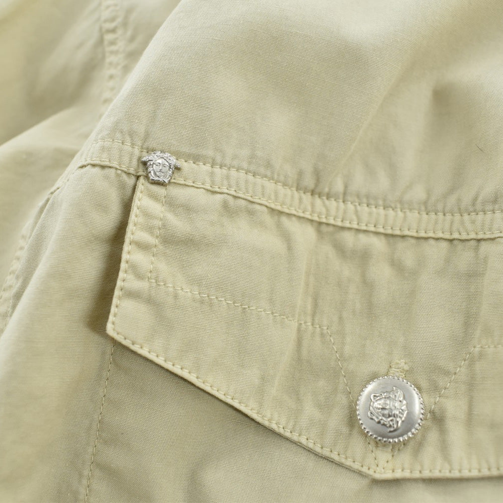 90's VERSACE JEANS SIGNATURE メデューサボタン ウエスタンシャツ イタリア製 261006H