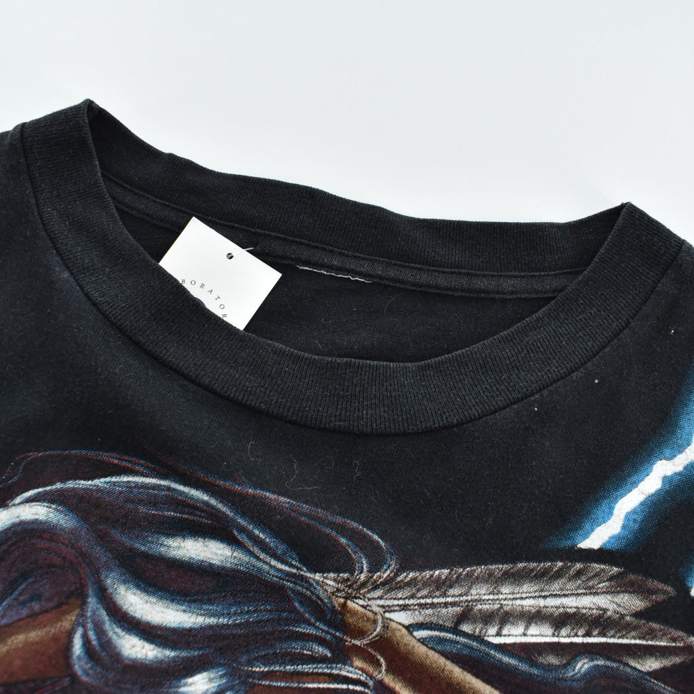 90's American Thunder インディアン フリンジTシャツ 260414H