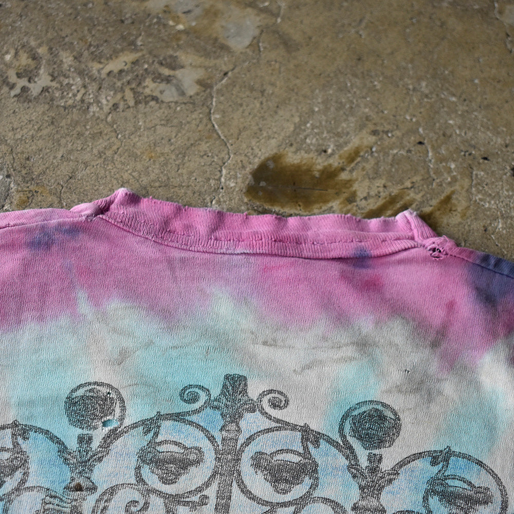 90's Grateful Dead “1965-1995” 30 Years スカルローズ タイダイ ロック Tシャツ 250729H