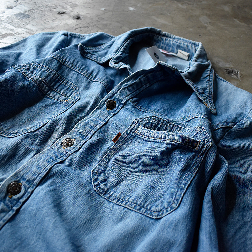 70's Levi's デニムシャツ オレンジタブ USA製 240801H