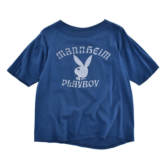 80's~ PLAYBOY "MANNHEIM" バニー ロゴTシャツ 260619H