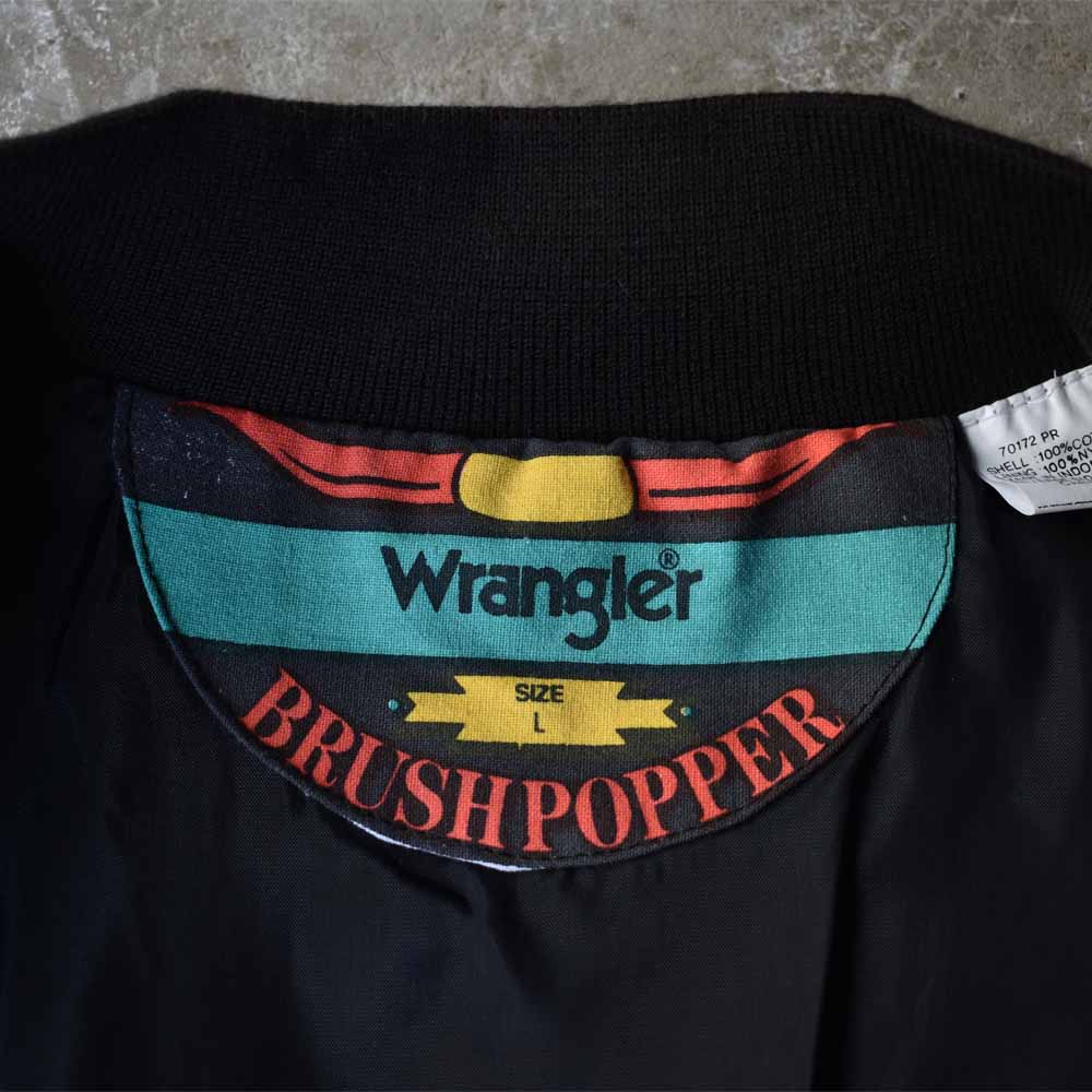 80-90's デッドストック！ Wrangler “BRUSH POPPER” ネイティブ柄 ブルゾン 231014