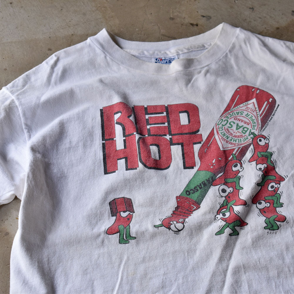 タバスコ RED HOT 唐辛子 企業Tシャツ 90年代〜 USA製 ヴィンテージ