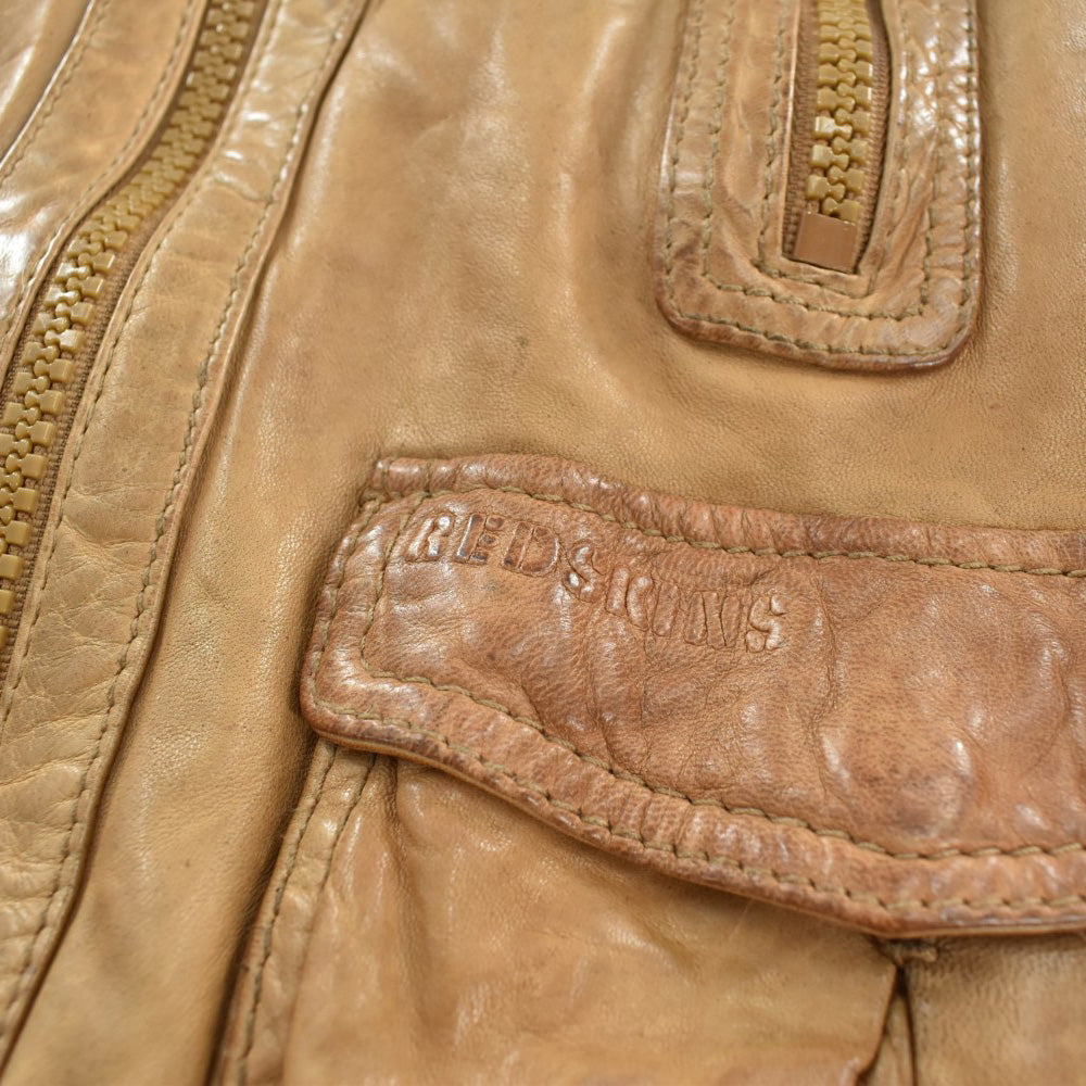 Y2K REDSKINS シープレザー レザージャケット 261020H