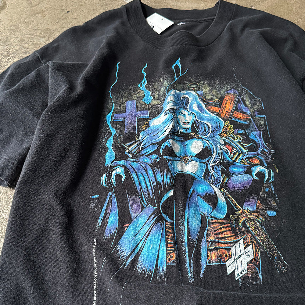 90's “Lady Death” comic Tシャツ 240326H