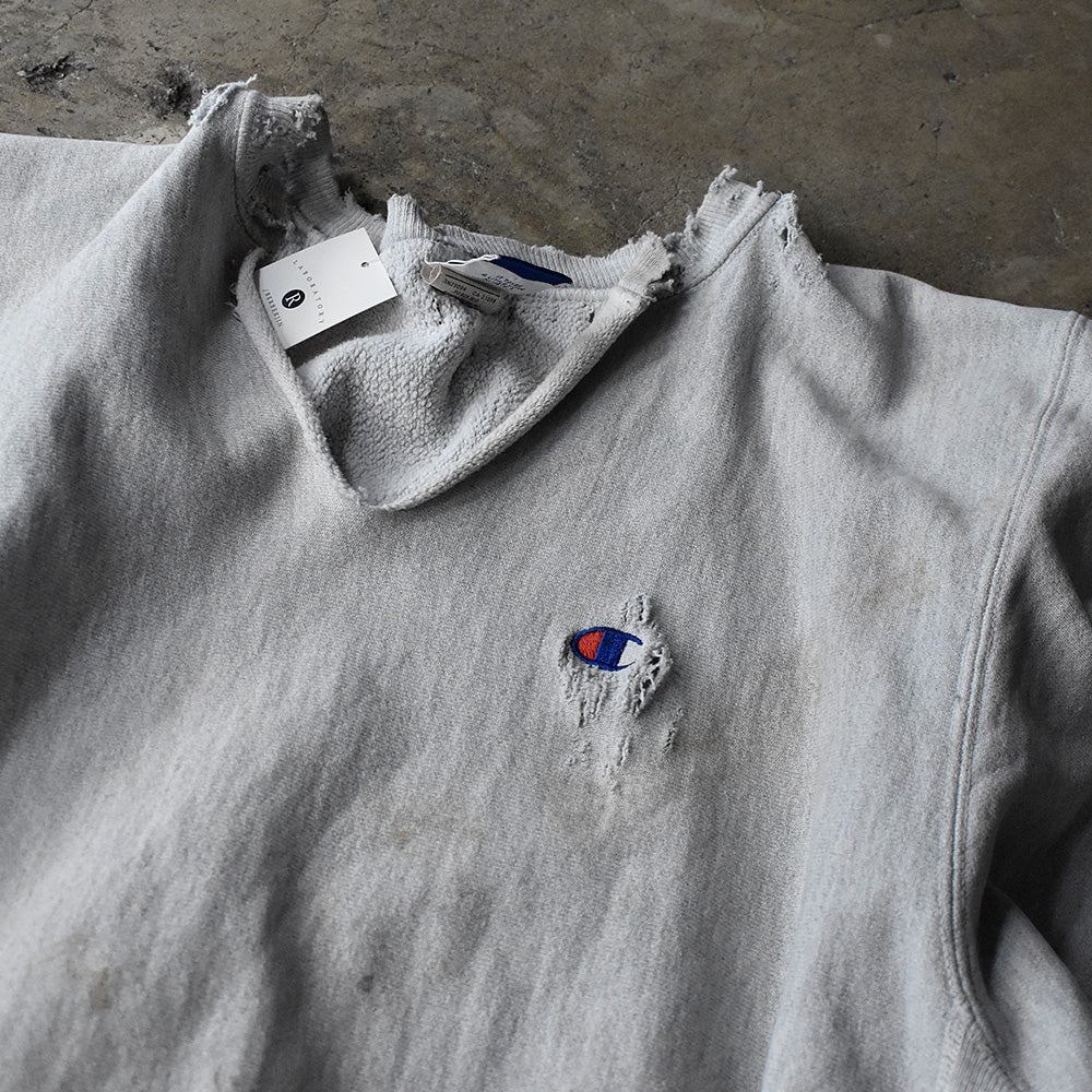 90's ボロ！ Champion Authentic RWスウェット 231001H