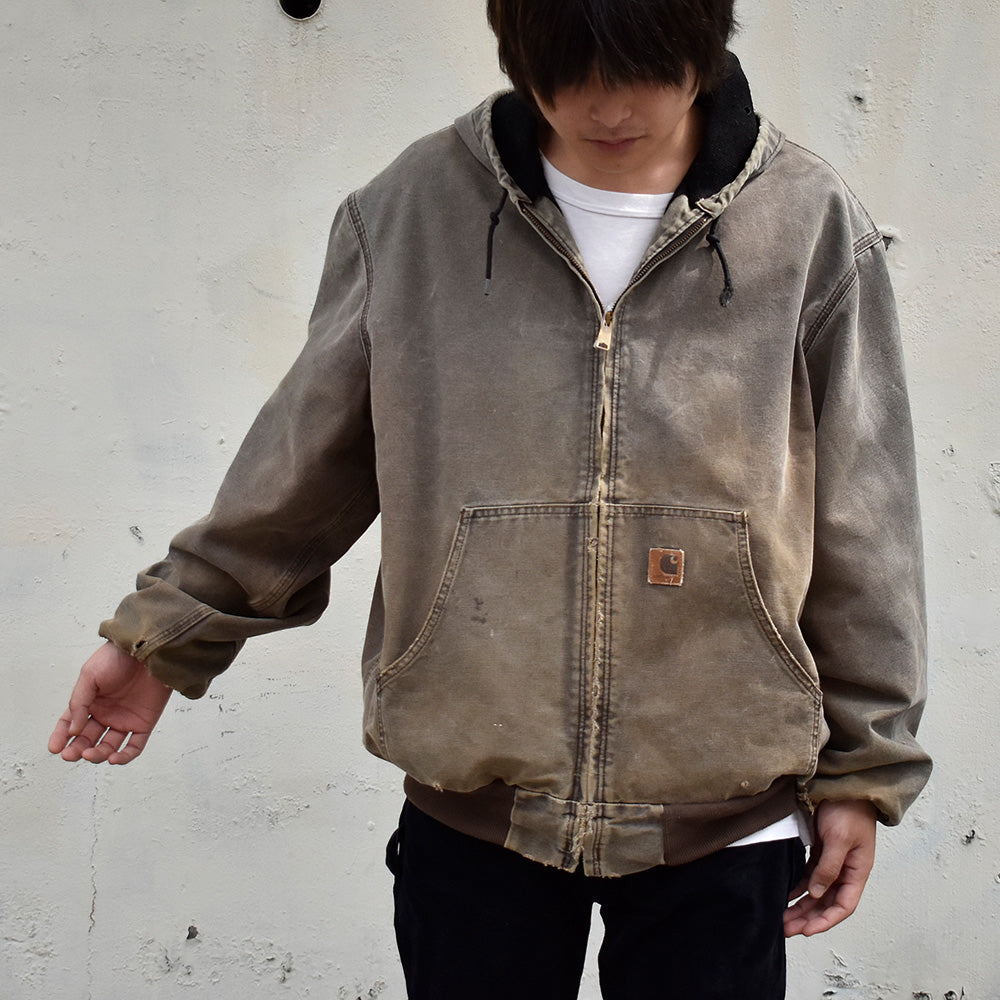 Y2K ダメージ！ Carhartt アクティブパーカー メッシュライナー 230921H