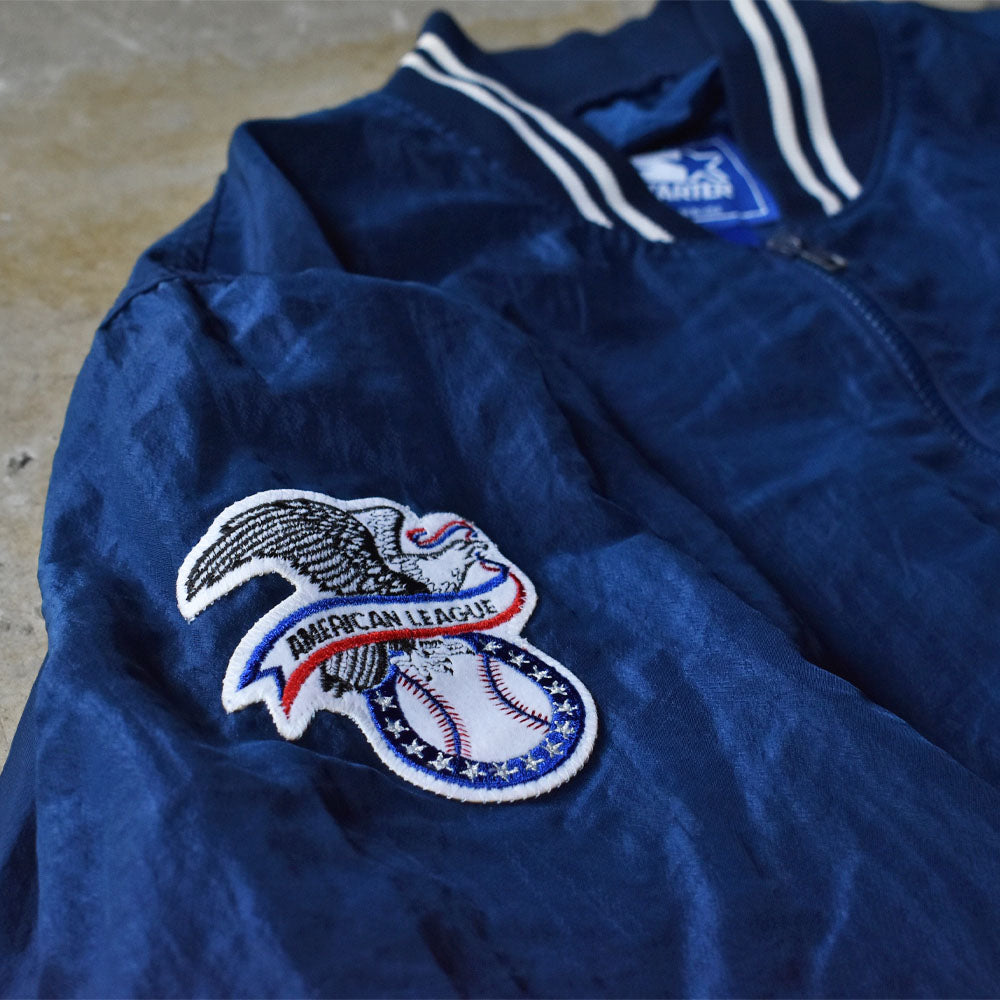 90's　STARTER/スターター ”New York Yankees" ワッペン付き ナイロンプルオーバー　USA製　230909
