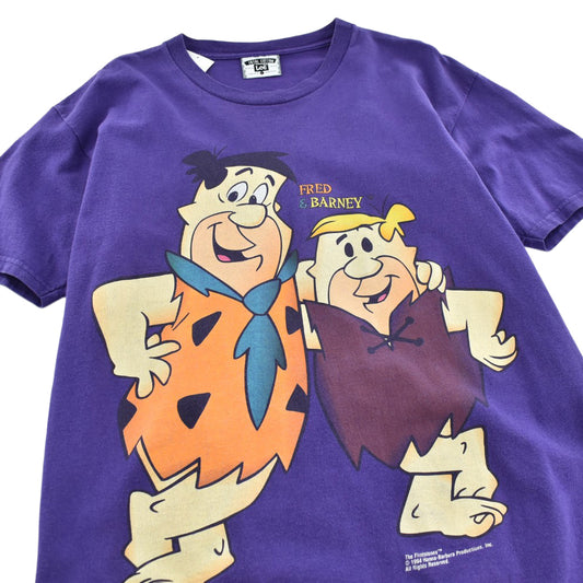 90’s The Flintstones “FRED & BARNEY” キャラクターTシャツ 260526H