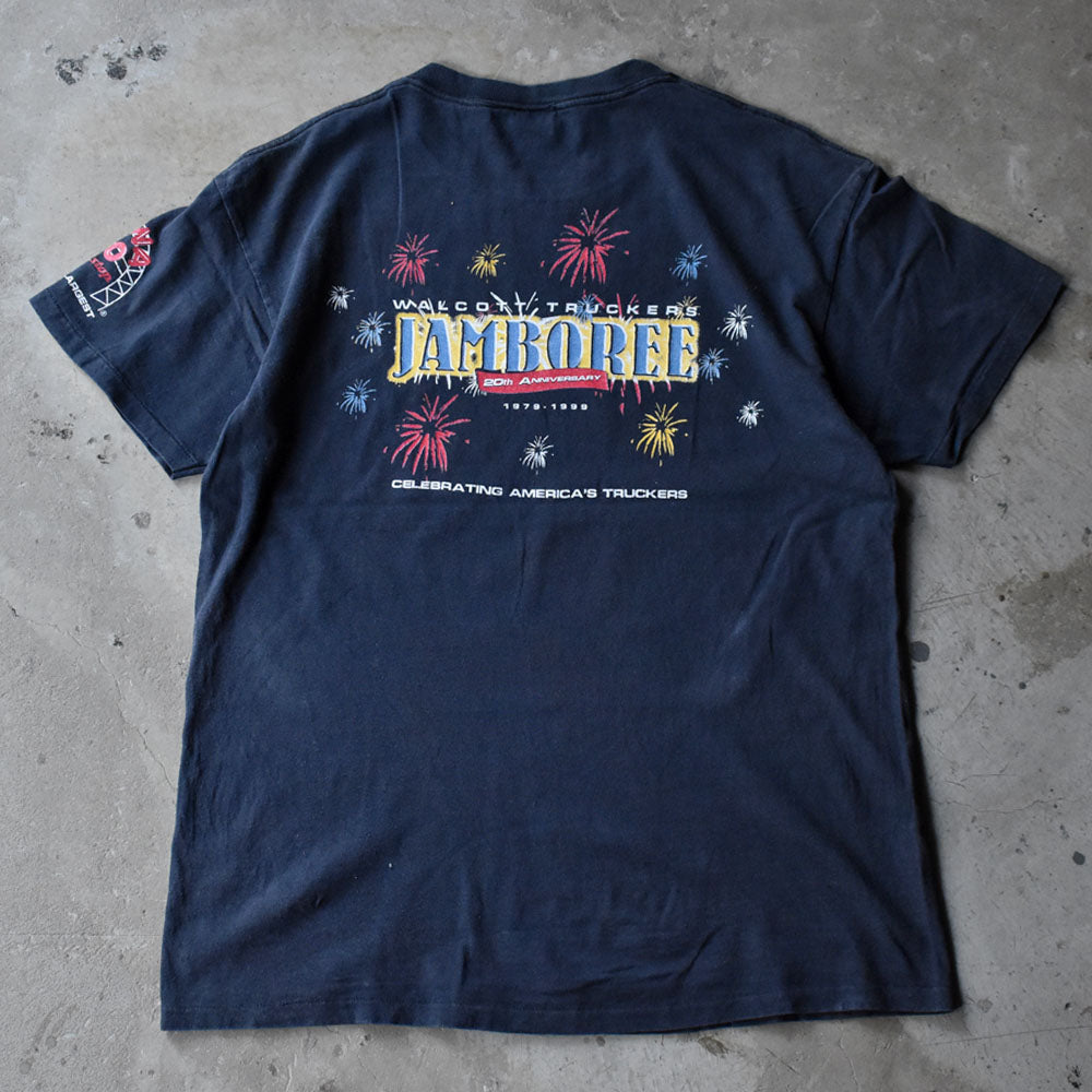90's “WALCOTT TRUCKERS JAMBOREE” 両面プリント Tシャツ USA製 240720
