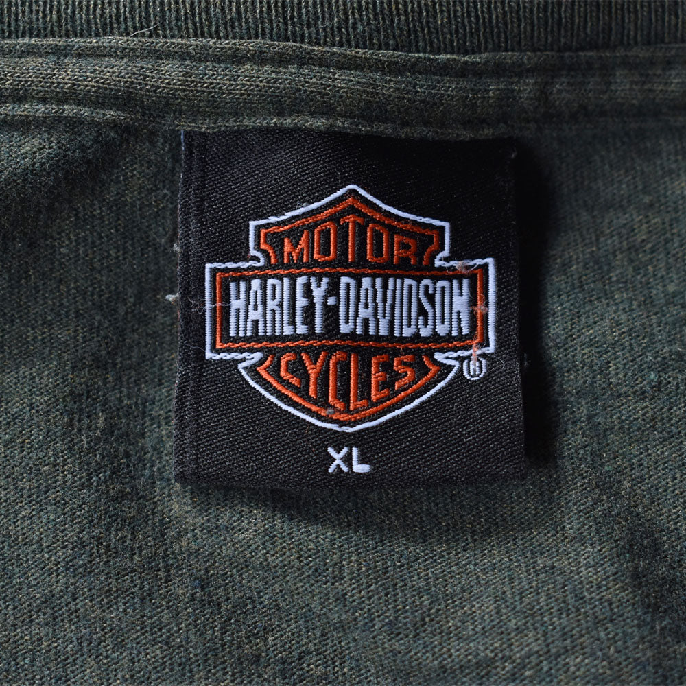 Y2K Harley-Davidson 両面プリント Tシャツ 230915