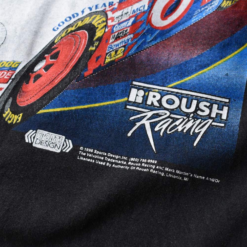 90's “Mark Martin ＃6” レーシング Tシャツ 240815