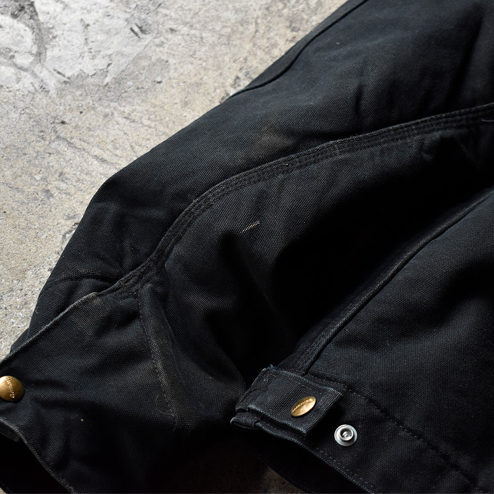 Y2K Carhartt ブラック！ 刺繍 デトロイトジャケット ブランケットライナー USA製 241108H