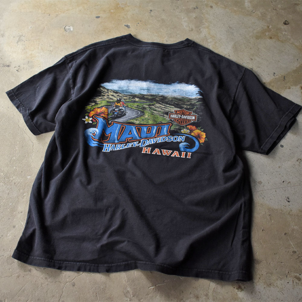 Y2K Harley-Davidson “HAWAII” 両面プリント Tシャツ USA製 240701