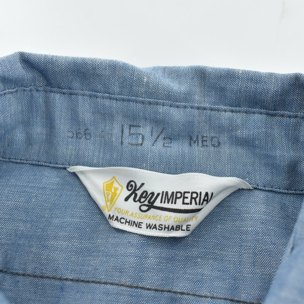 70's N.O.S. Key Imperial シャンブレー ワークシャツ 261002H