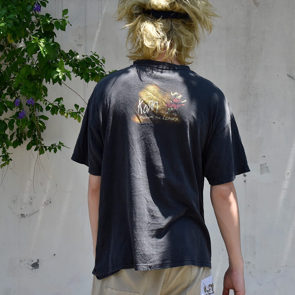 90's Korn “Follow the Leader” Tシャツ 250621H