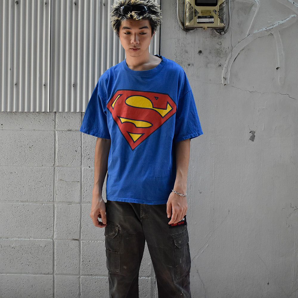 90’s DC comics “Superman” 海外コミック Tシャツ USA製 250808H