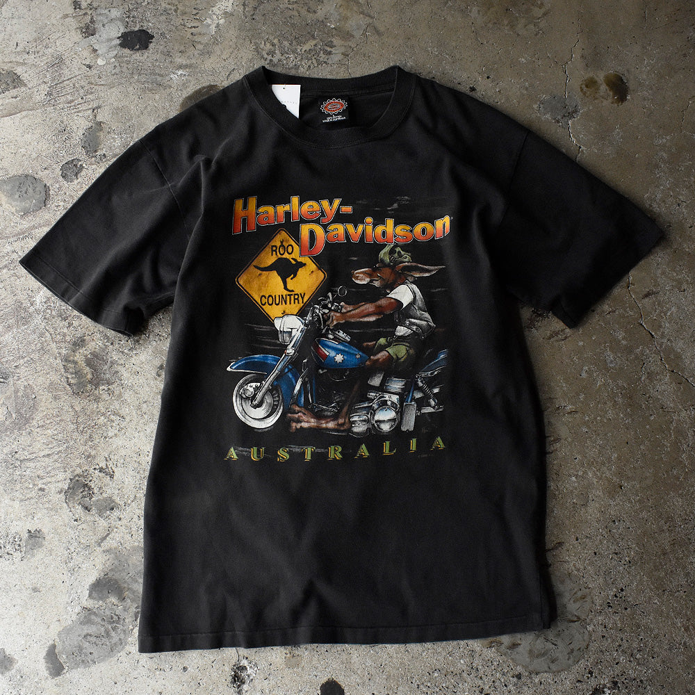 90's　Harley-Davidson/ハーレー・ダビッドソン　"オーストラリア カンガルー"  Tee　230906H