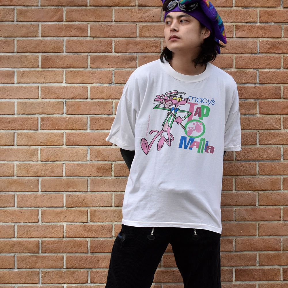 90's macy’s Tap o Mania “Pink Panther” Tシャツ 240125H