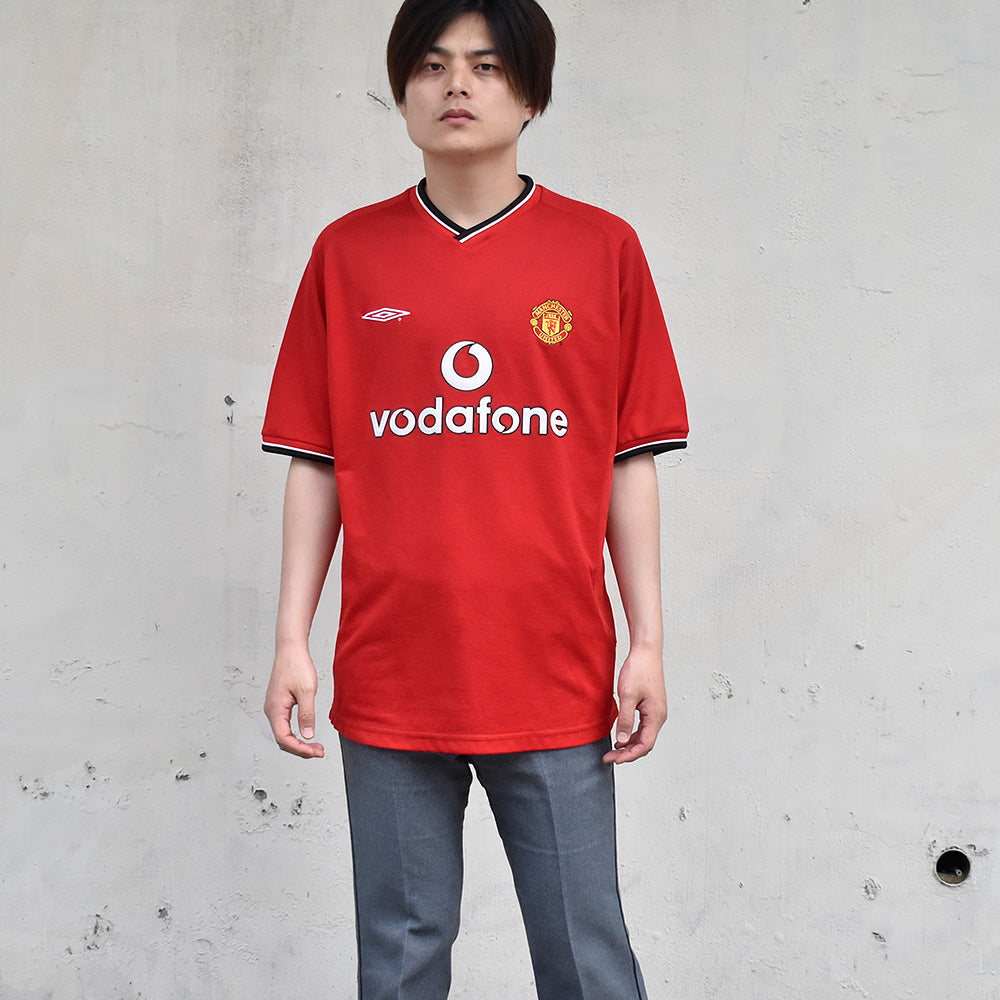 Y2K umbro “Manchester United FC” フットボール サッカーシャツ 250610H