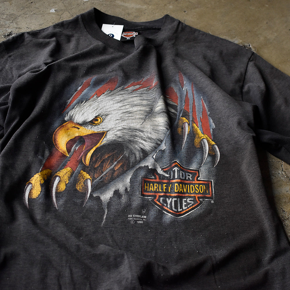 90's Harley Davidson 3D EMBLEM “イーグル” Tシャツ 240722H