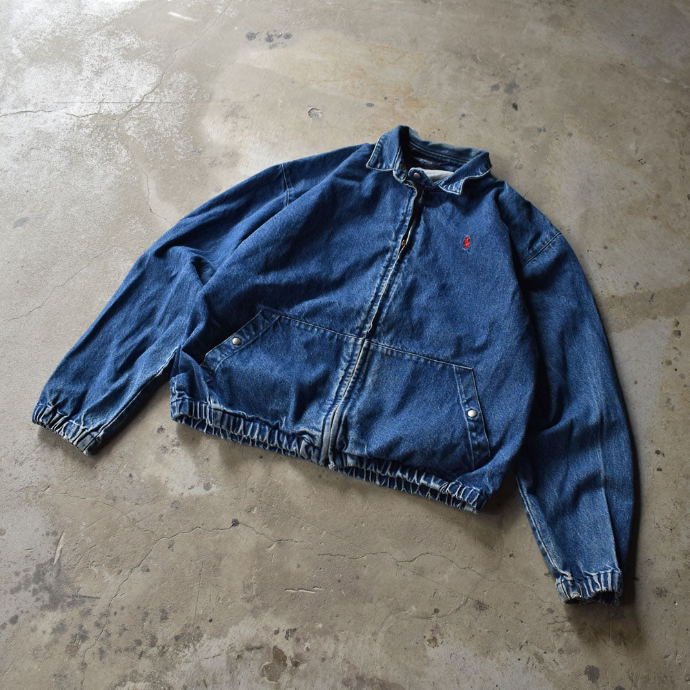 80’s Polo Ralph Lauren デニム スイングトップジャケット USA製 231024