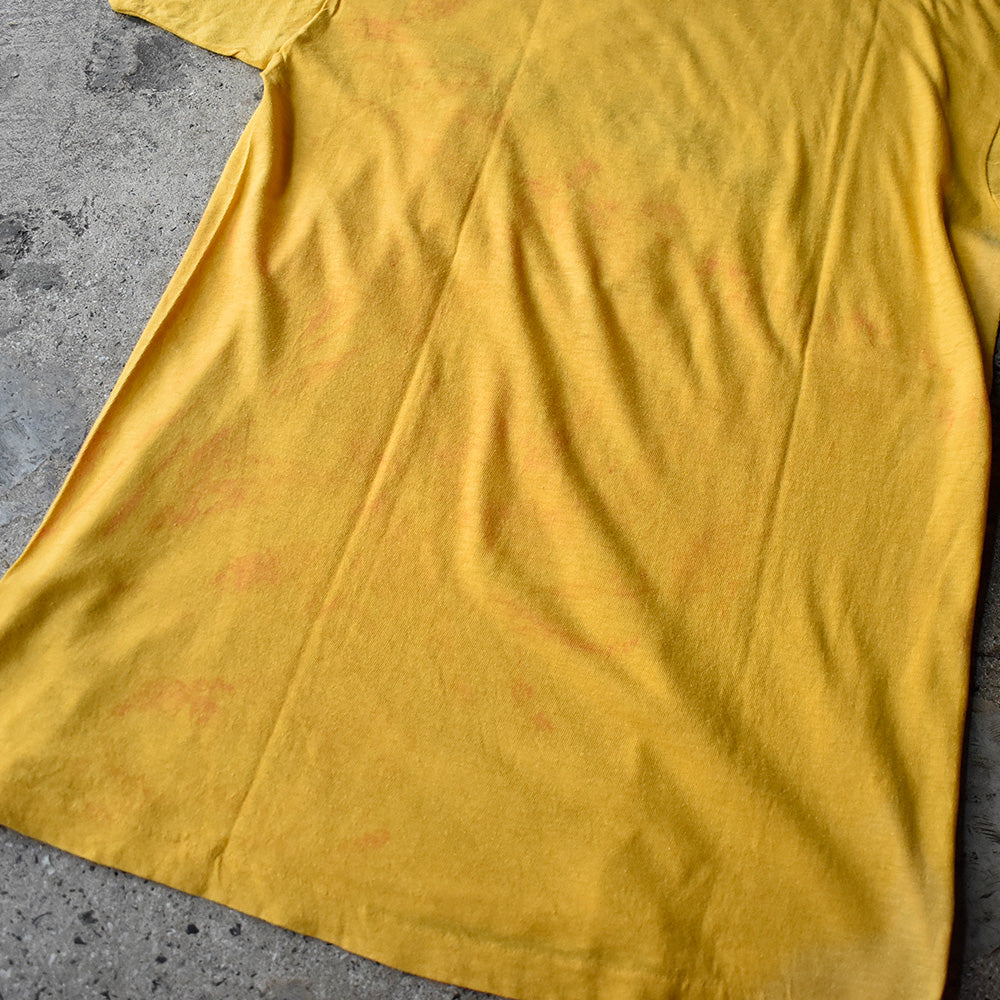 70's Chase “Pure Music“ 染み込みプリント ロック Tシャツ 250711H