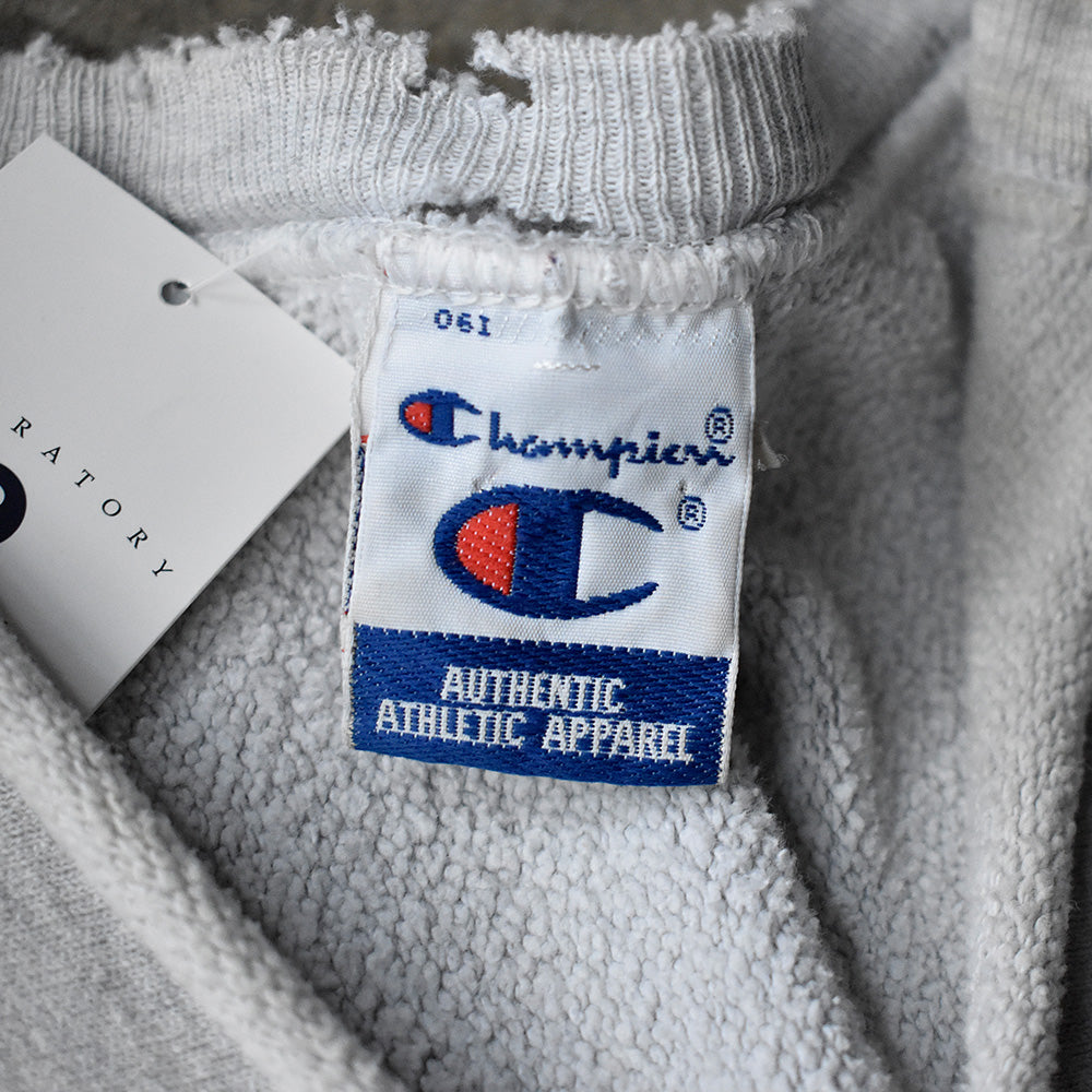 90's ボロ！ Champion Authentic RWスウェット 231001H