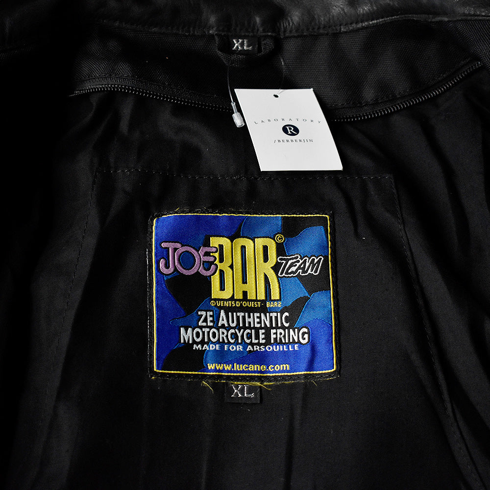 90's～ “JOE BAR TEAM  comics” CERPROTEC レーシングジャケット 240115H