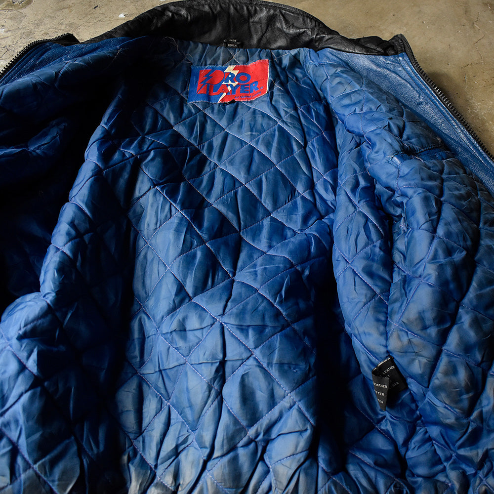 80's PROPLAYER NFL “New York Giants” レザージャケット 231116H