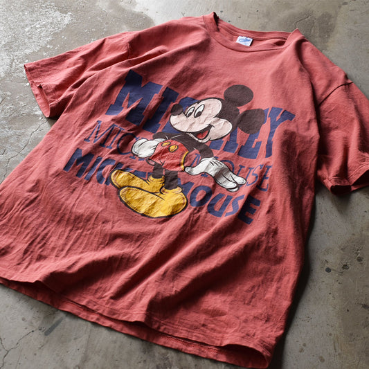 90's Disney/ディズニー “Mickey Mouse” Tシャツ USA製 230611