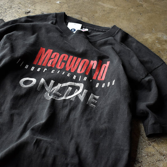 90's “Macworld ONLINE” Tシャツ USA製 240815