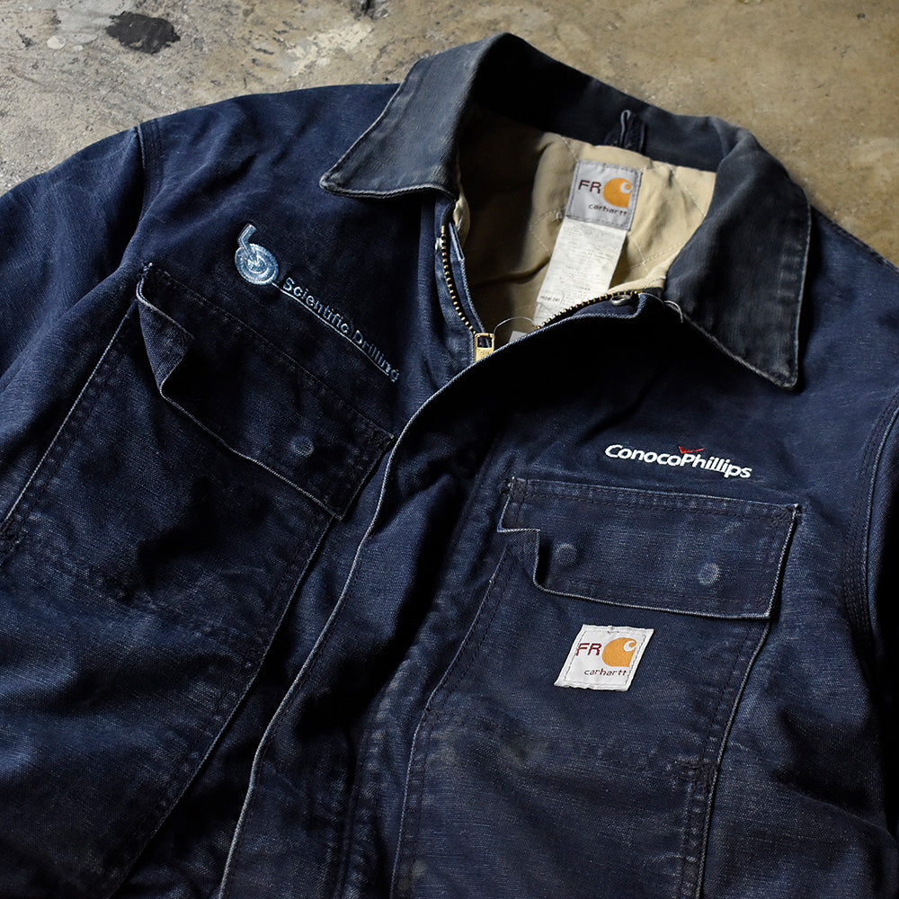 90’s Carhartt FR 刺繍！トラディショナルコート キルティングライナー 231208H