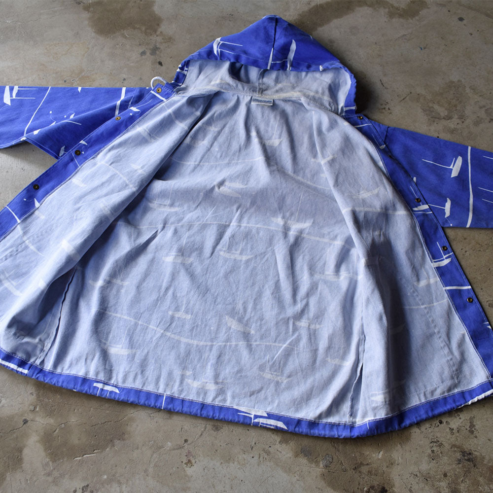 80-90’s MICHIGAN RAG CO 総柄 コットンパーカー USA製 240301