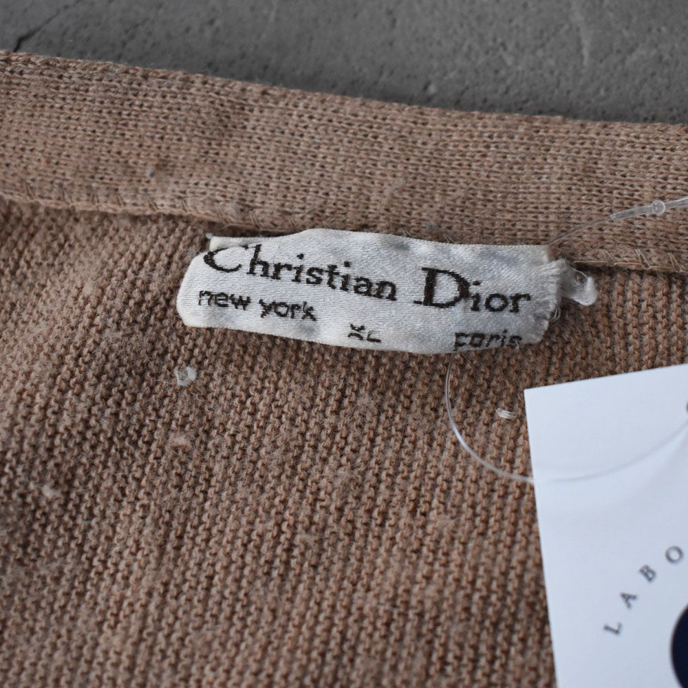 70’s Christian Dior アクリル カーディガン 251111H