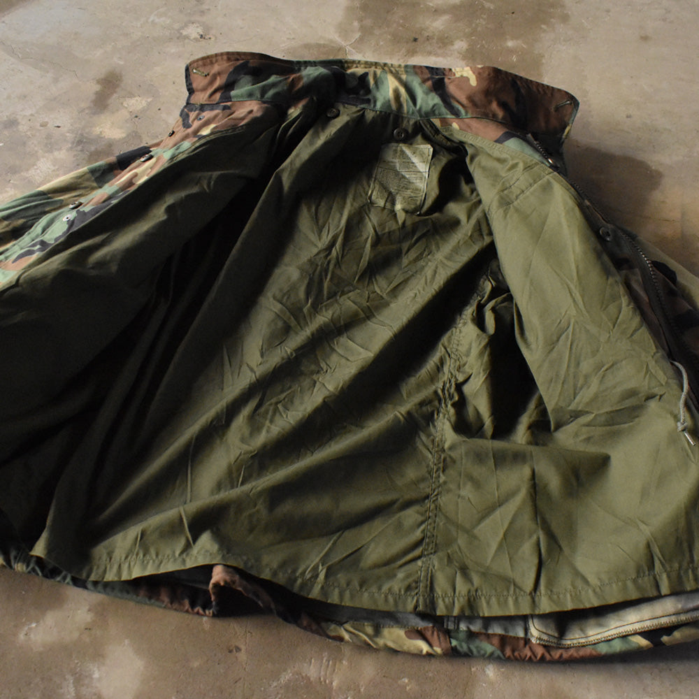 ’96 デッドストック！ U.S.ARMY M-65 フィールドジャケット ウッドランドカモ 240314