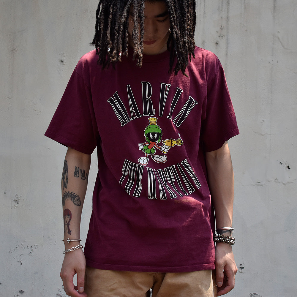 90's　Looney Tunes/ルーニー・テューンズ　"Marvin the Martian" Tee　USA製　230728H